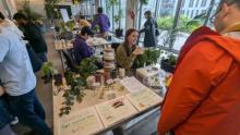 Learning about plant biology in the Greenhouse Classroom