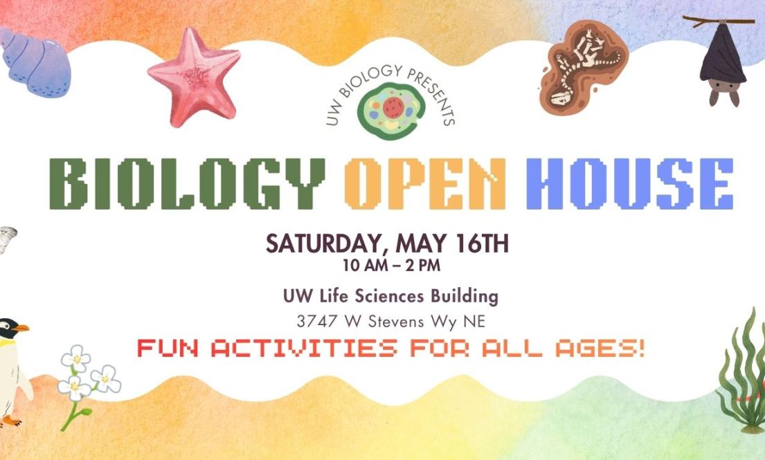 Flyer for Biology Open House